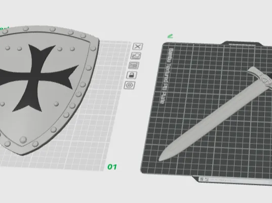 Medieval Sword and Shield