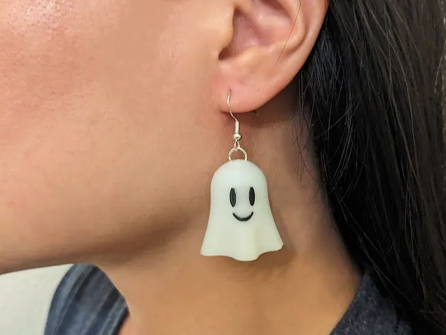 Happy Ghost Earrings