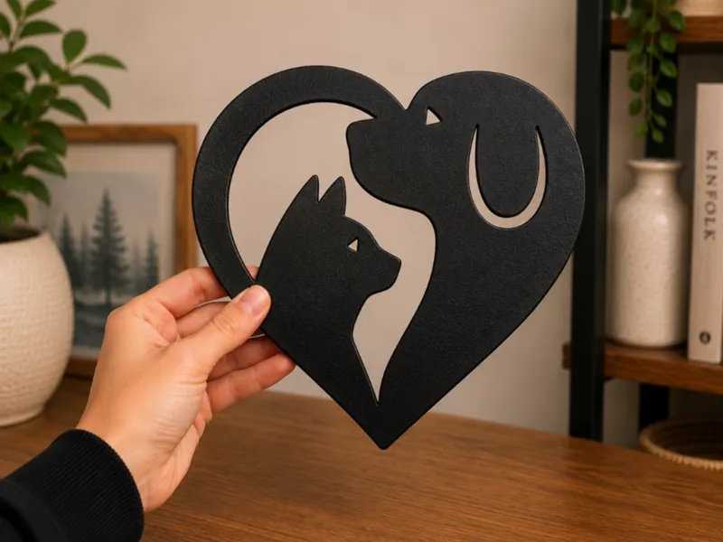 Cat & Dog Heart
