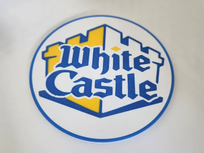 White Castle coasters and caddy