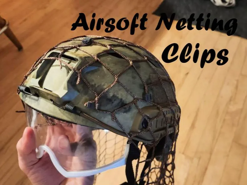 Clips for Helmet Netting (Airsoft ghillie)