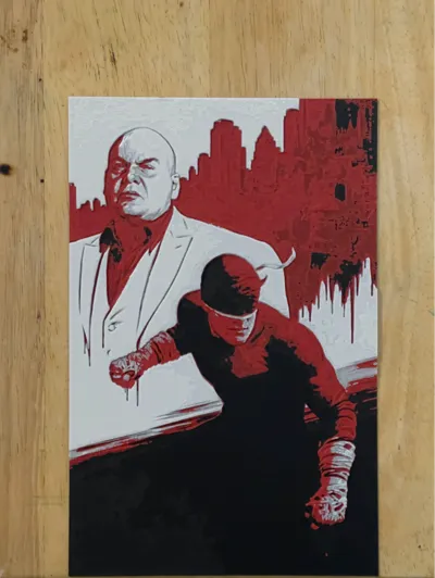 Daredevil Netflix Comic Book Cover  