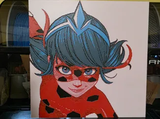 Ladybug hueforge 200x200 4 colori