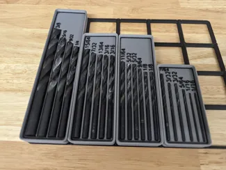 Gridfinity Drill Bit Holder