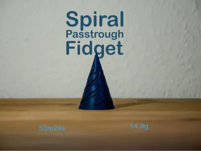 Cone Spiral Fidget