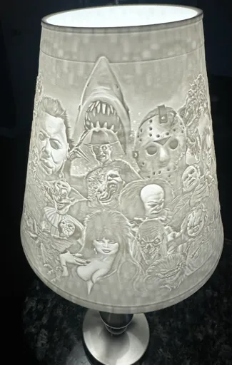 Horror Movie Lithograph Lampshade