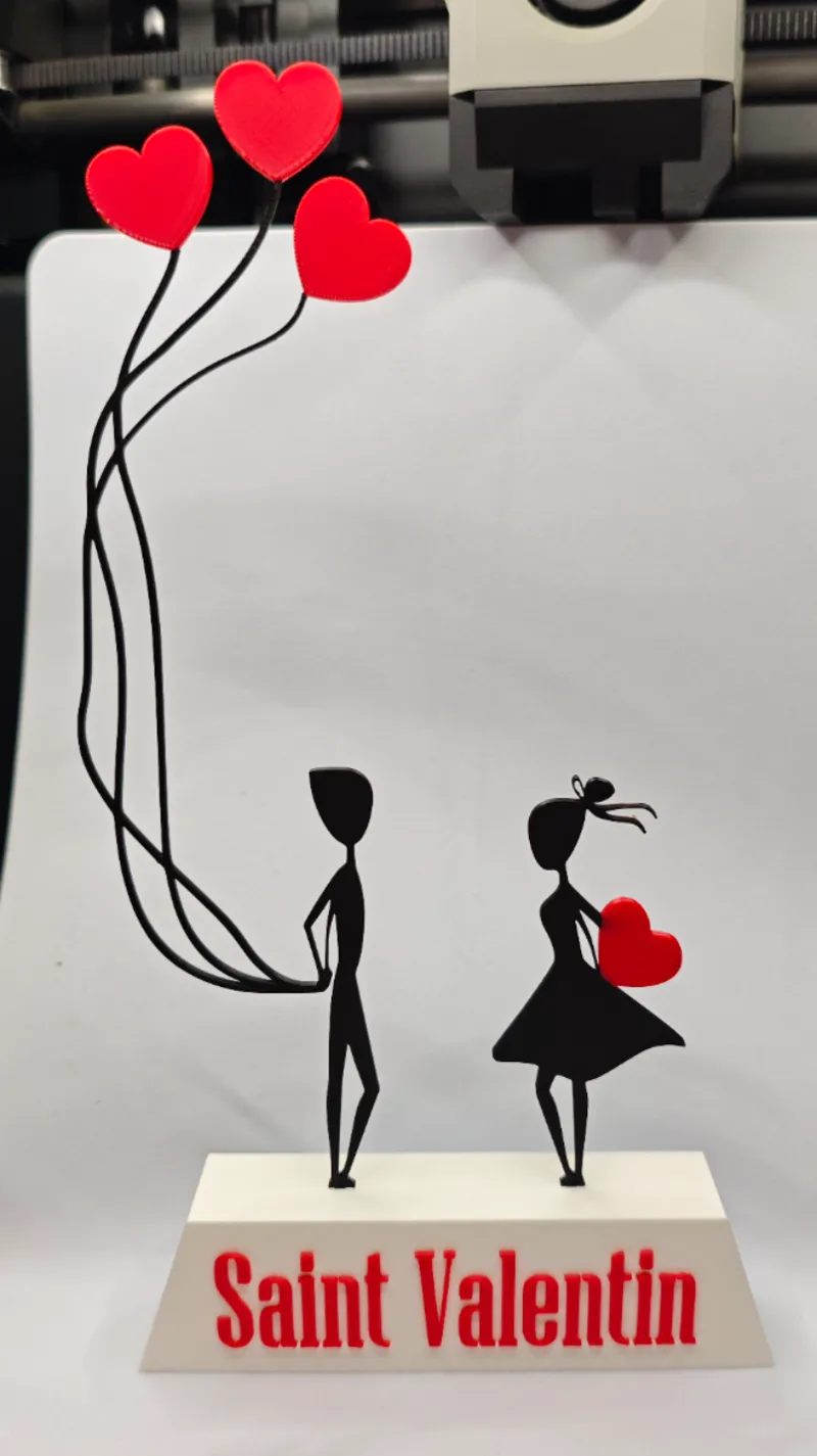 Valentine's Day decoration of two lovers