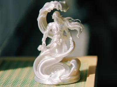Qiyu Sea God Candlestick Ornament