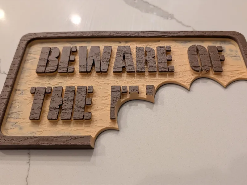 Beware of… something hungry.