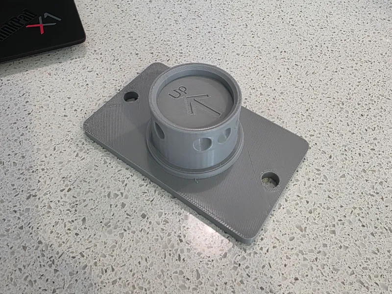Moza wheel wall adapter - 2 hole vertical