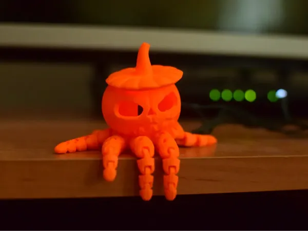 Poulpe citrouille articulé