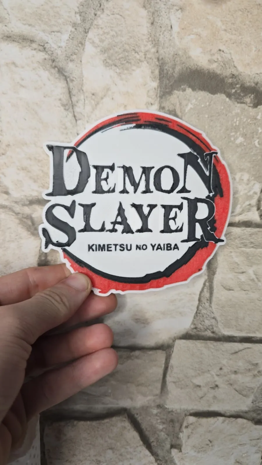 Demon Slayer logo by Print Maker MakerWorld: Download Free 3D Models
