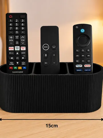 Organizador: Parametric Fluted Remote Control Organizer — vista de referencia 2