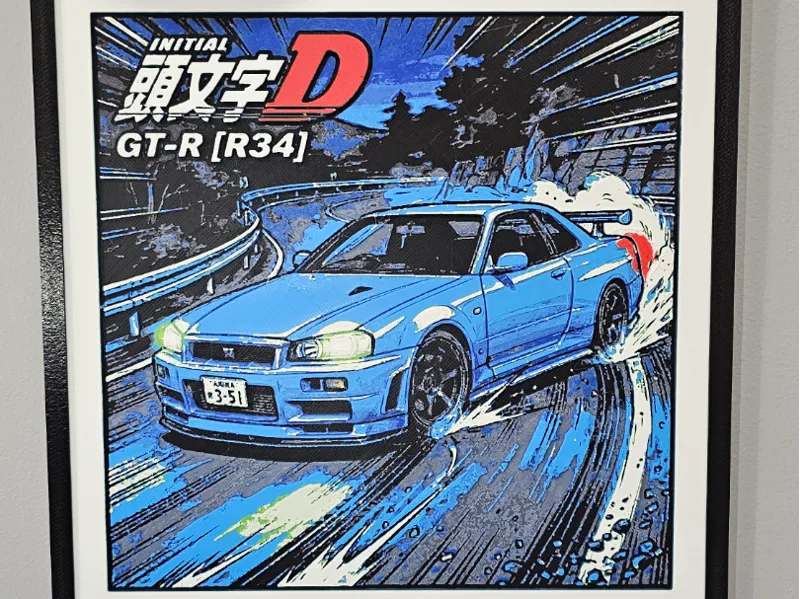 R34 GTR Inspired by Initial D Artwork 7C