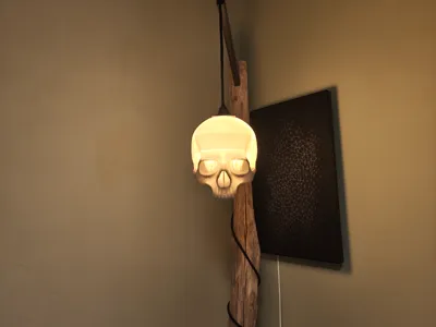 Hanging Skull Lamp
