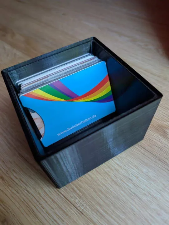 Stackable Card Box, Credit Business (100x100x66mm)