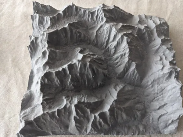 Relief du massif des Écrins
