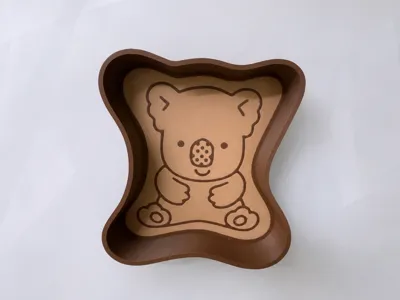 Koala's March Catchall Tray Jewelry Trinket Dish