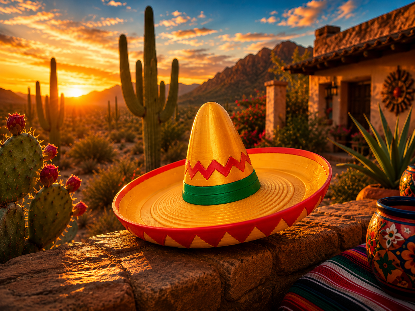 Golden Desert Sombrero