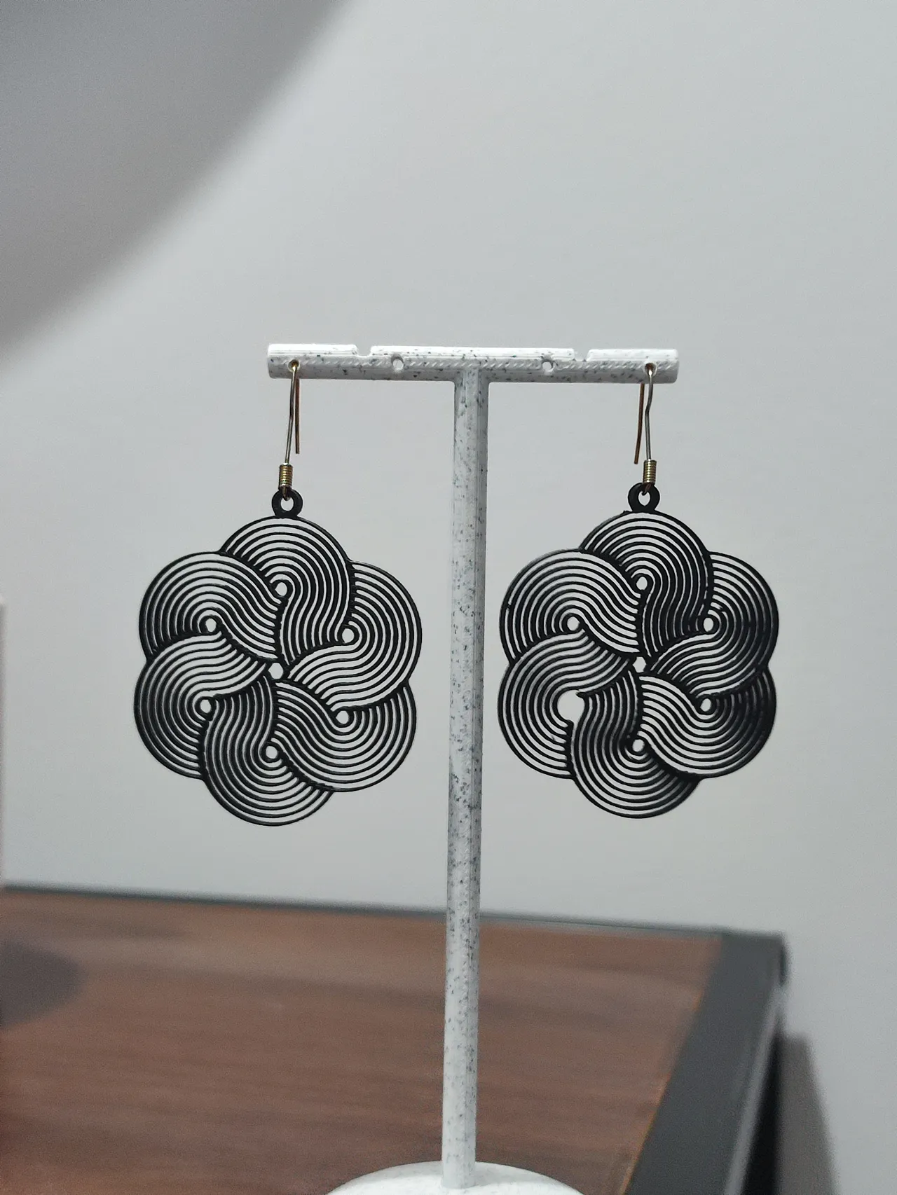 Aretes Roseta Cósmica view 2