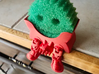Shy Naughty Scrub Daddy Sponge Holder W/ ButtCrack
