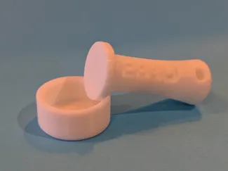 Customizable Stamp with Lid (Parametric)
