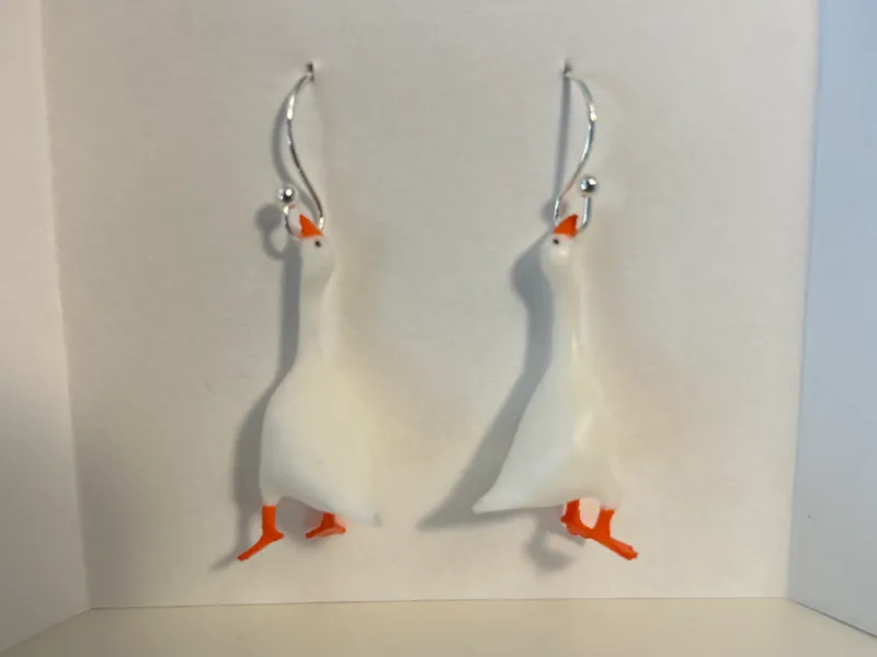 Goose Earrings
