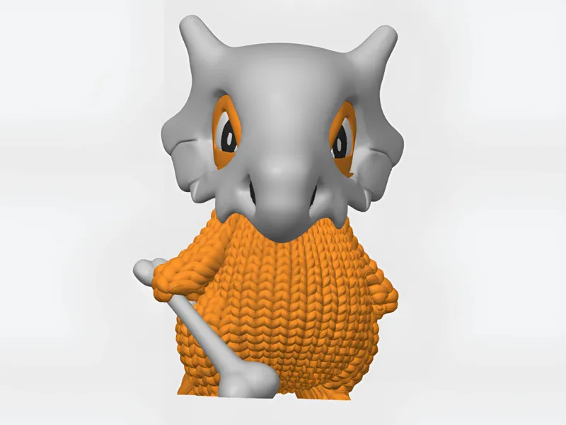 Knitted Cubone