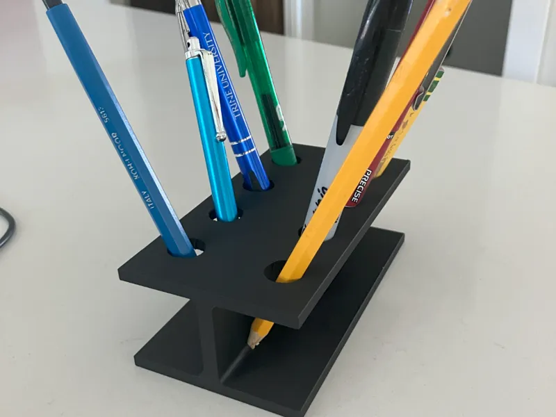 H-Beam Inspired Pen Holder