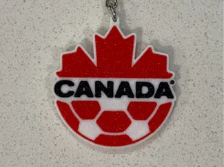 Team Canada Soccer Keychain