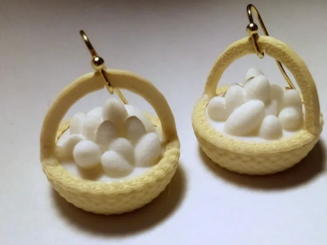 Easter Basket Earrings