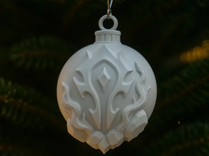 World of warcraft Horde christmas bauble