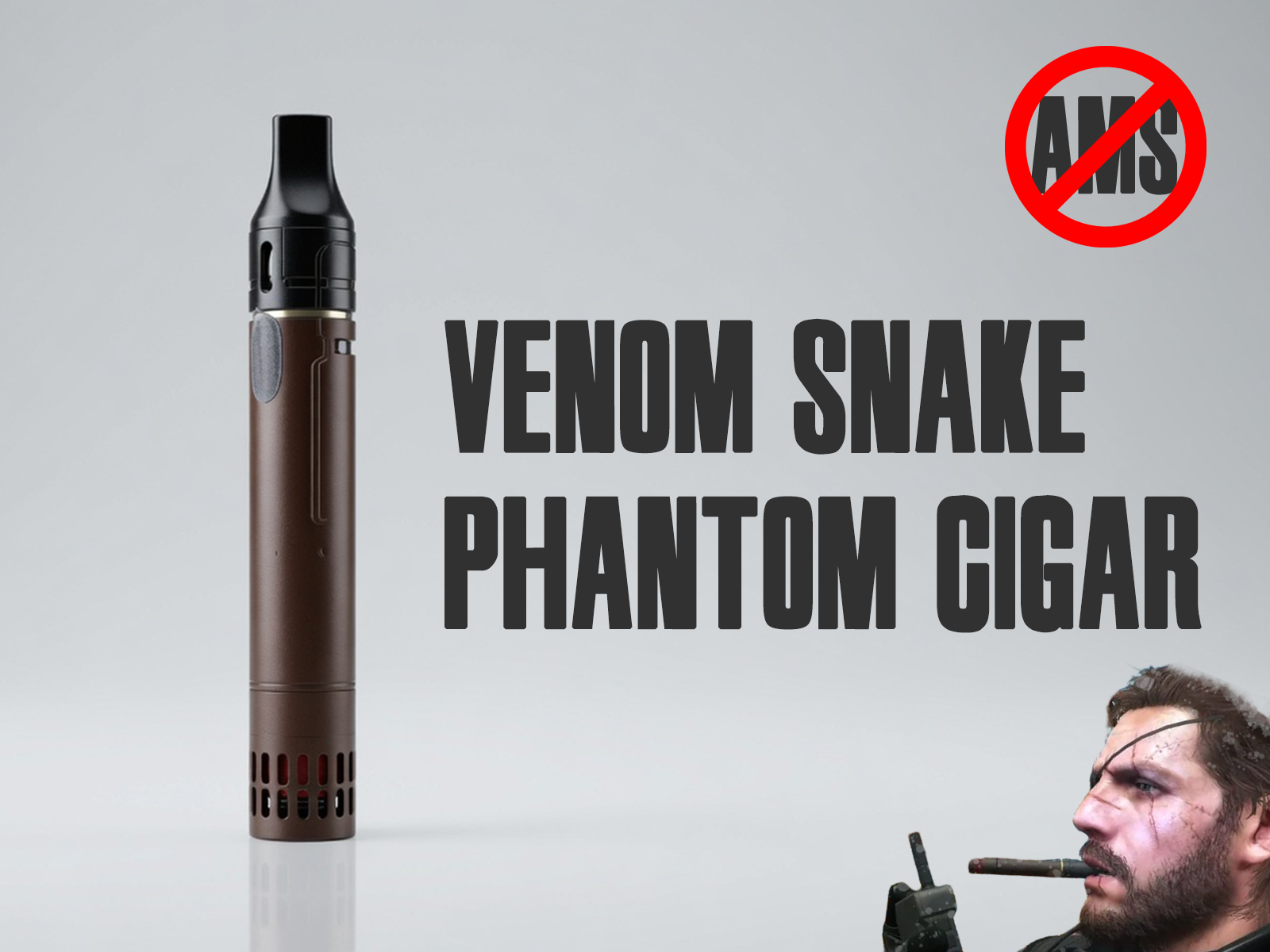 Phantom Cigar Venom Snake Prop Replica (MGS V)
