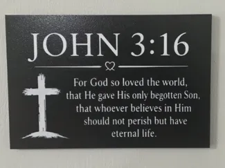 John 3:16 Wall Art