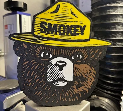 Smokey The Bear Lightbox