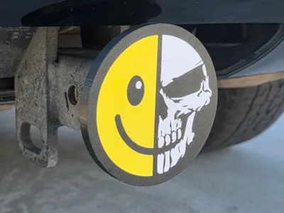 Happy Death - Split-Personality Hitch Cover - PIP