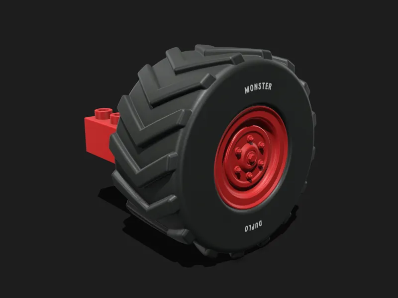 Duplo Super Monster Wheel