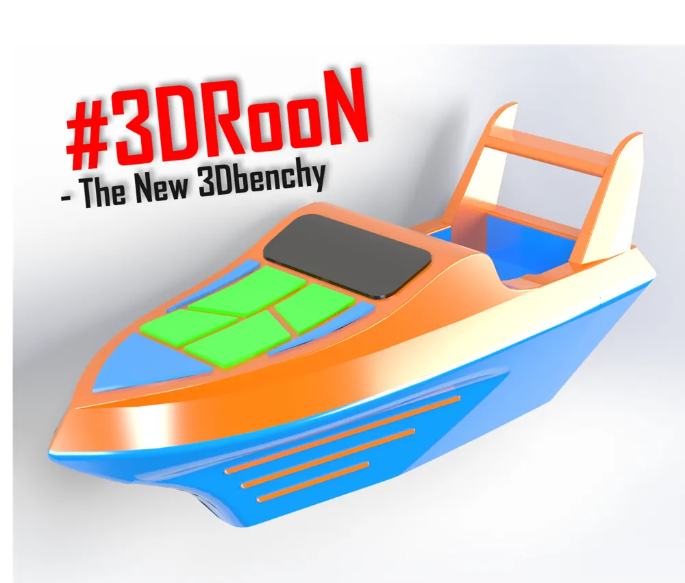 3Dプリント #3DRooN - Bambu Lab XYZ - 新型3Dベンチ - 無料3Dモデル