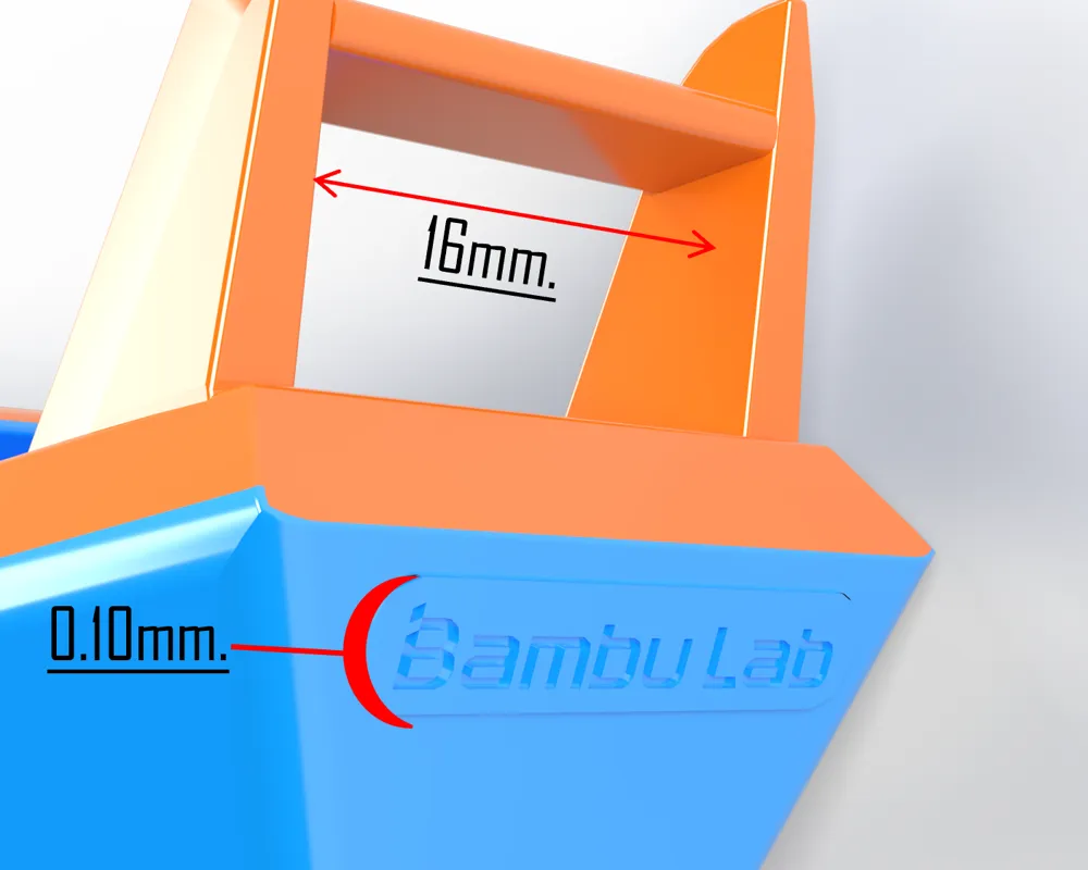 3Dプリント #3DRooN - Bambu Lab XYZ - 新型3Dベンチ - 無料3Dモデル