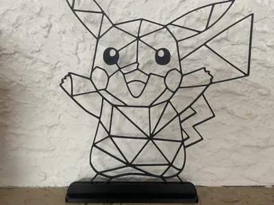 Pikachu line art