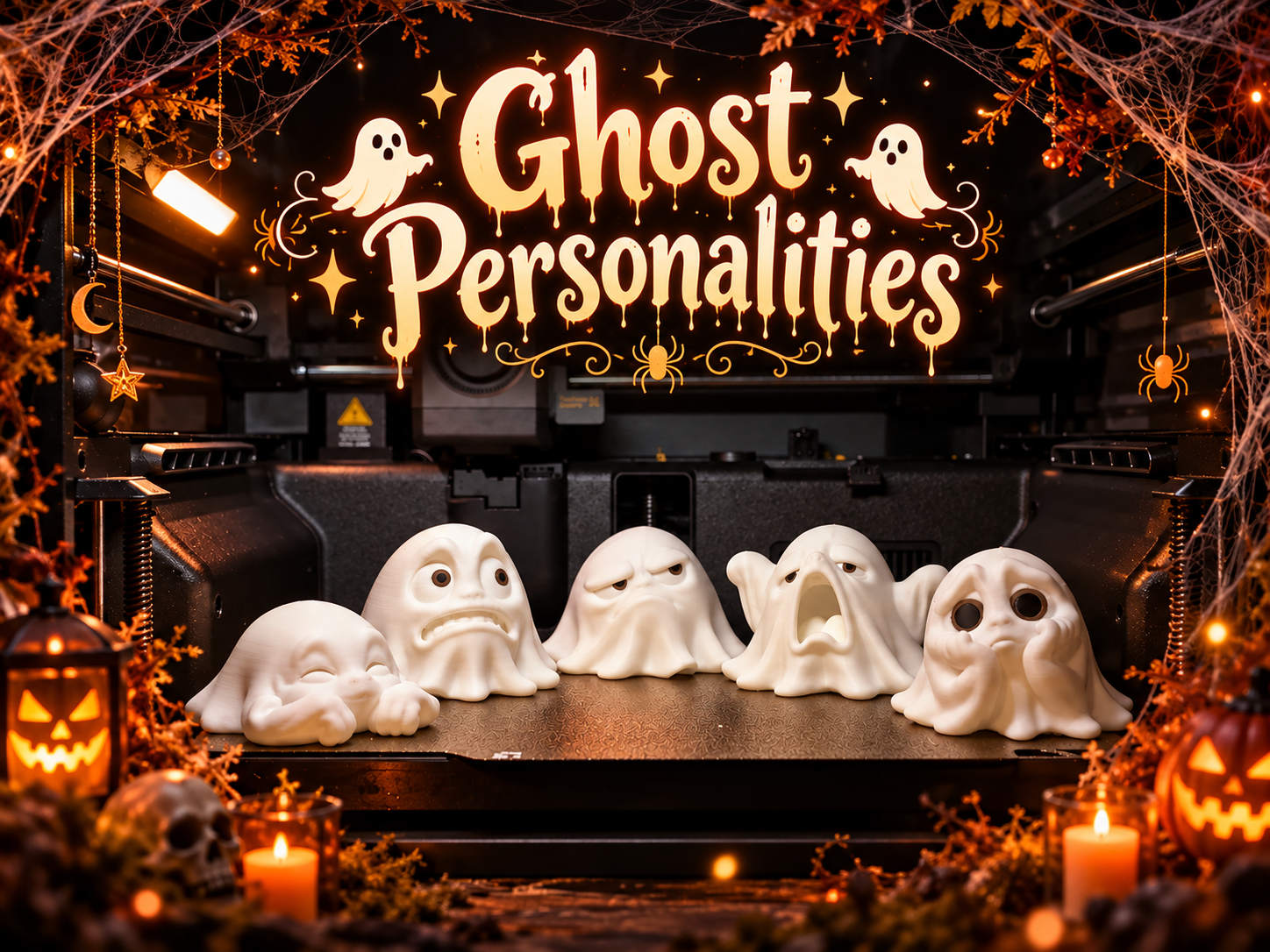 Five Ghost Personalities Vol. 1 Funny Cute - 1