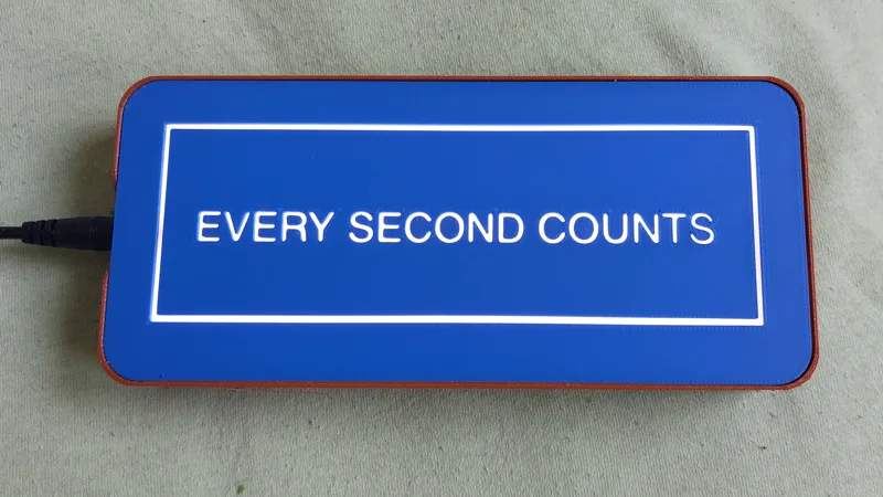 Litho Lamp - The Bear - Every Second Counts