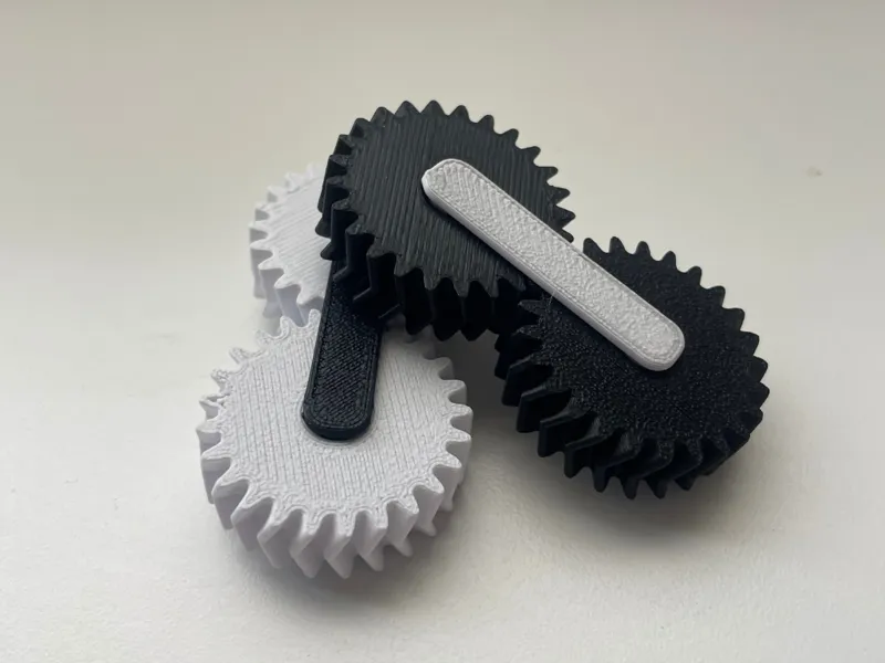 Double Helix Gear Fidget Toy