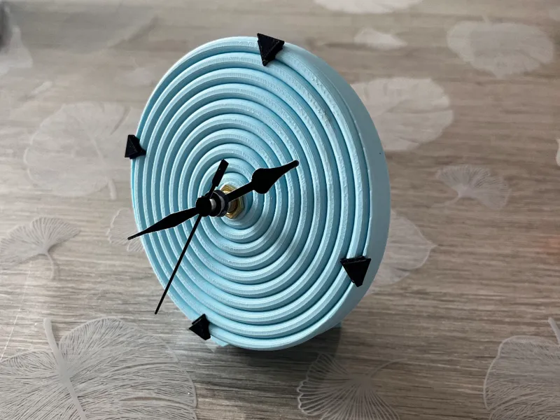 Horloge de bureau psychédélique