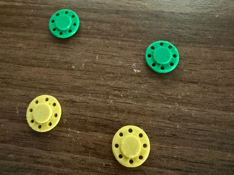 Magnetic Sew-on Buttons