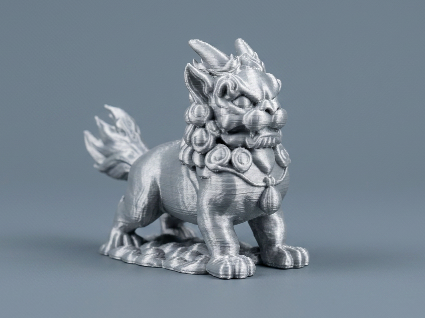 Temple Guardian Lion – Mythical Statue
