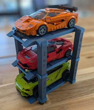 Compatible Speed champions triple car holder