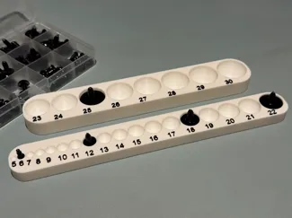 Sphere gauge 23mm to 30mm