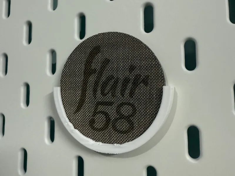 Coffee Puck Screen Holder for Ikea SKADIS Pegboard