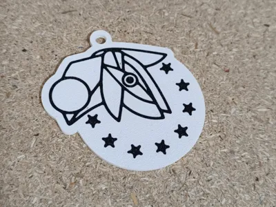 El Baifo Quevedo Keychain